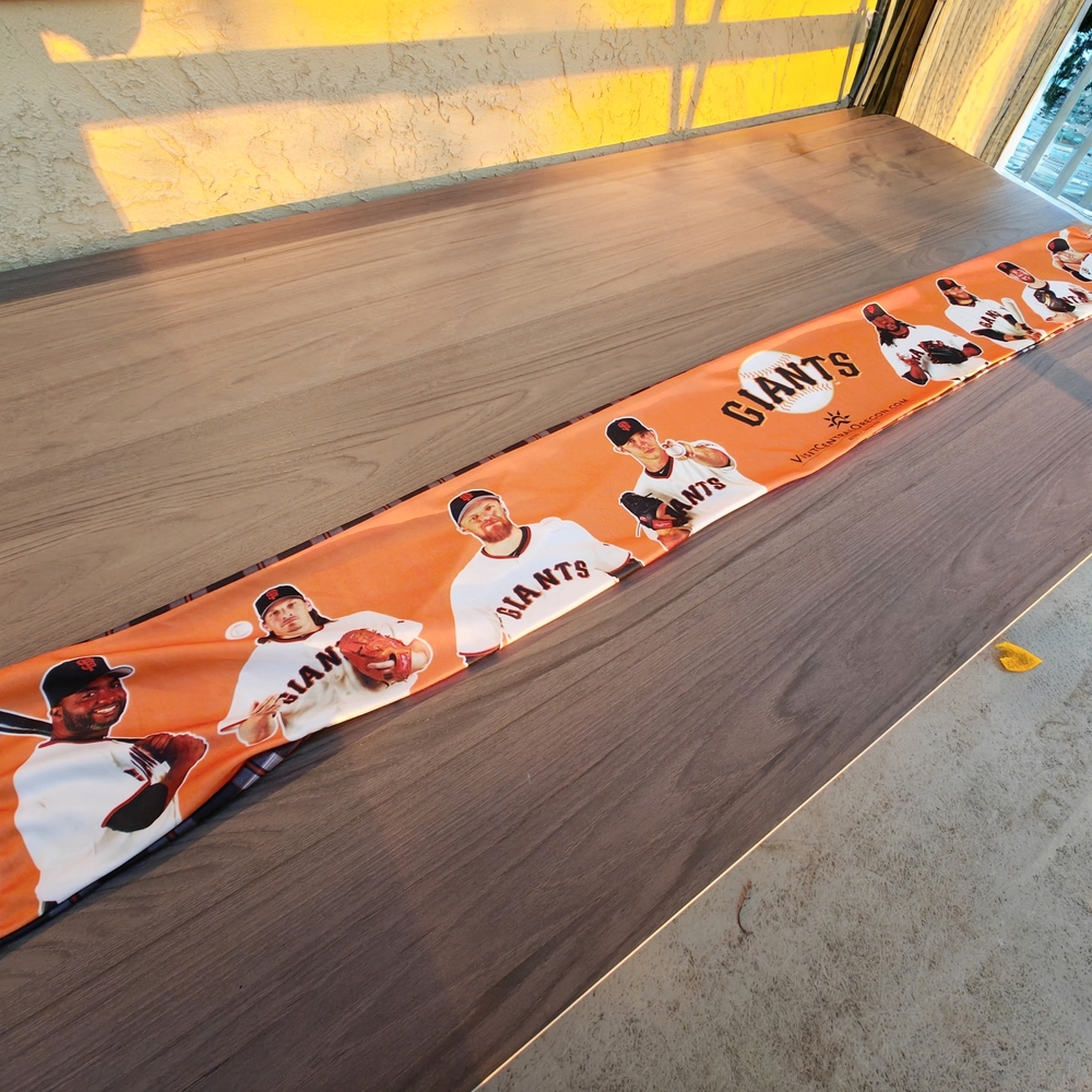 Hurry! Store Close Next Week!! One Of Kind San Francisco Giants Orange Scarf